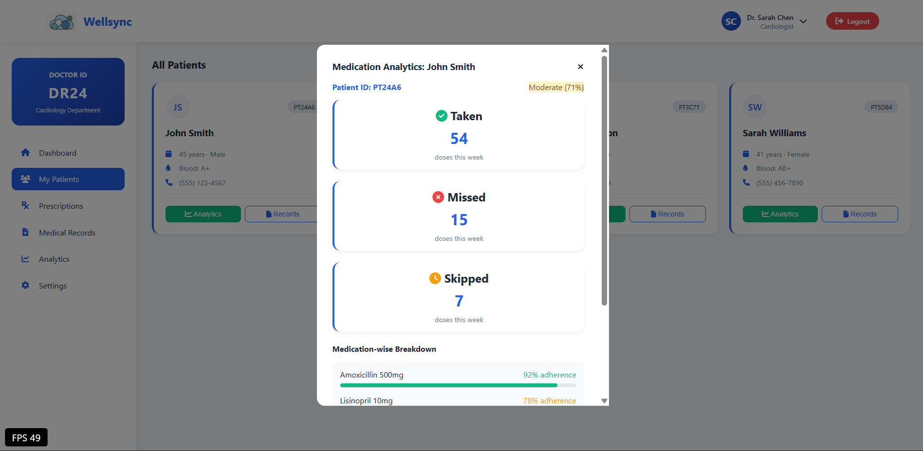 WellSync screenshot 2
